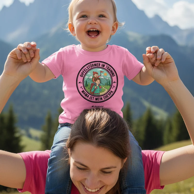Bergliebe® Mama Sherpa Baby T-Shirt