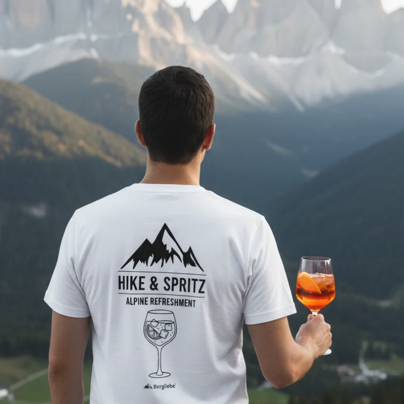 Bergliebe® HIKE & SPRITZ Unisex Premium Organic T-Shirt