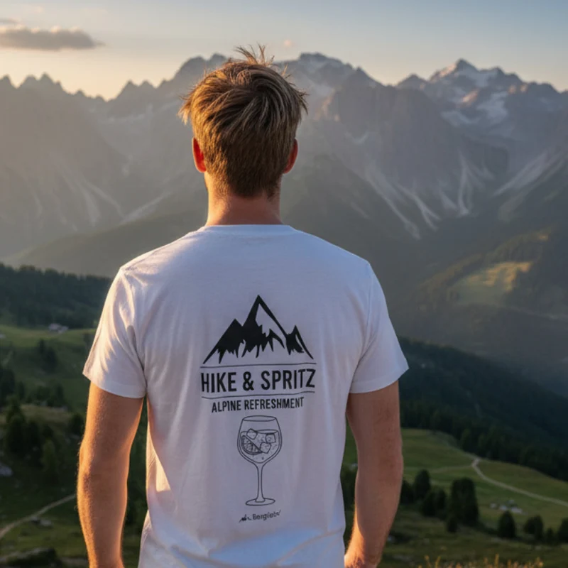 Bergliebe® HIKE & SPRITZ Unisex Premium Organic T-Shirt