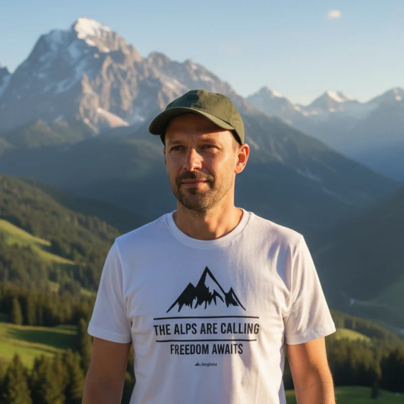 Bergliebe® ALPS ARE CALLING Unisex Premium Organic T-Shirt