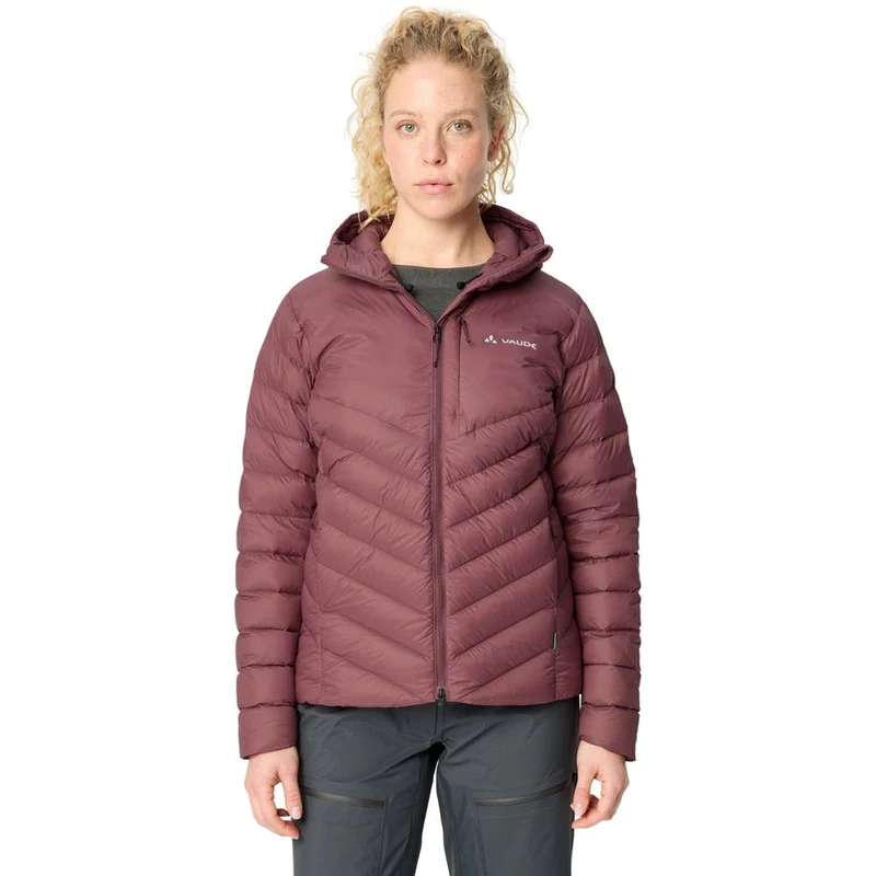 Vaude Monviso Down Hooded Jacket Damen Daunenjacke ruby-dusk