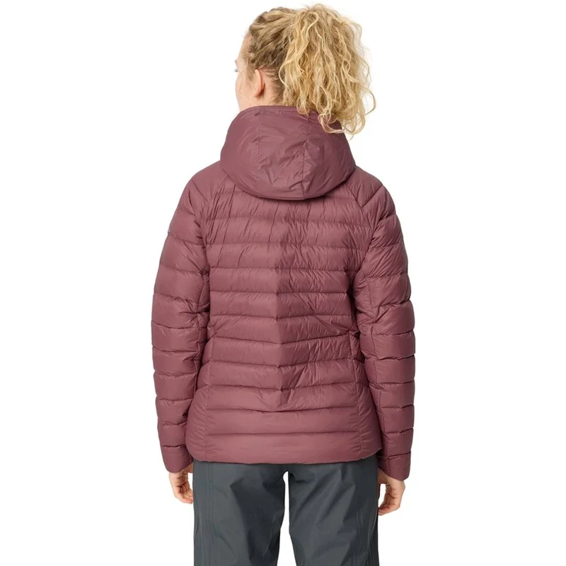 Vaude Monviso Down Hooded Jacket Damen Daunenjacke ruby-dusk