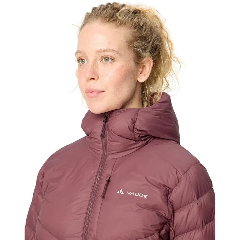 Vaude Monviso Down Hooded Jacket Damen Daunenjacke ruby-dusk
