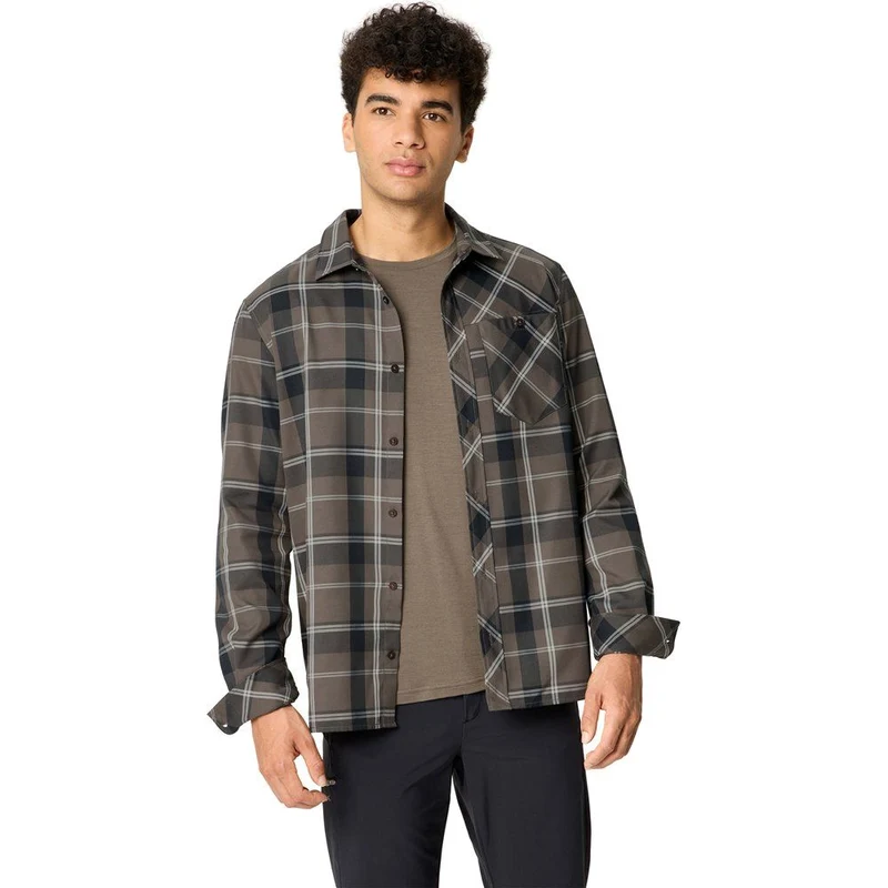 Vaude Me Neshan LS Shirt IV Herren Flanellhemd deer-brown
