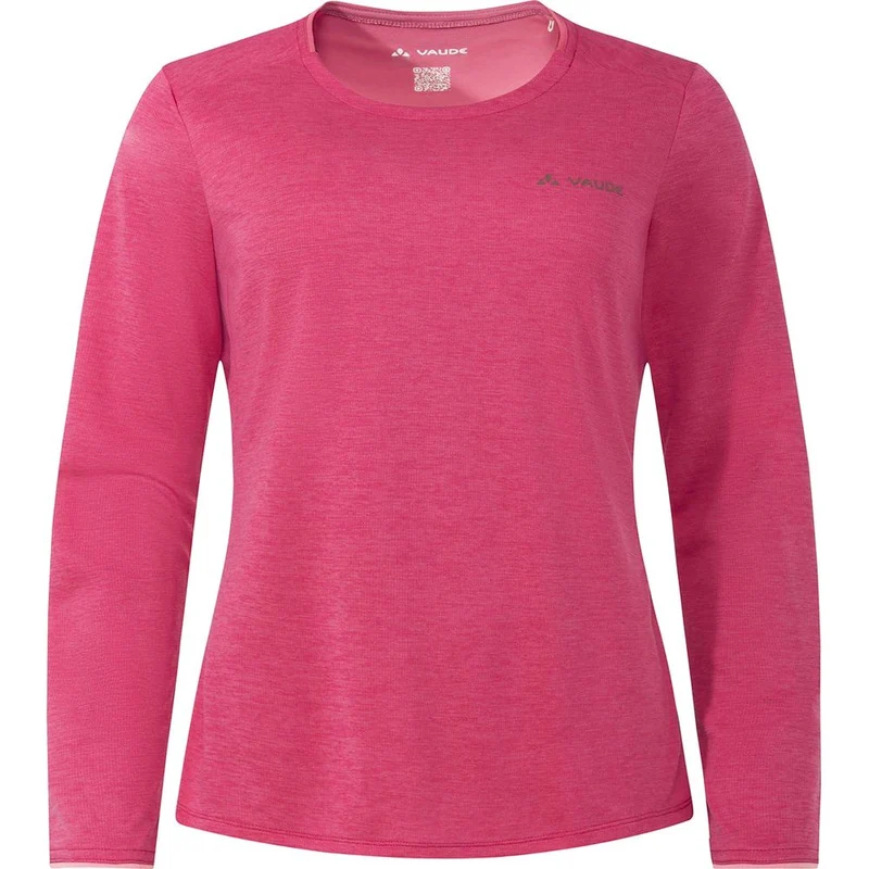 Vaude Wo Essential LS T-Shirt Damen Langarmshirt hibiscus-pink