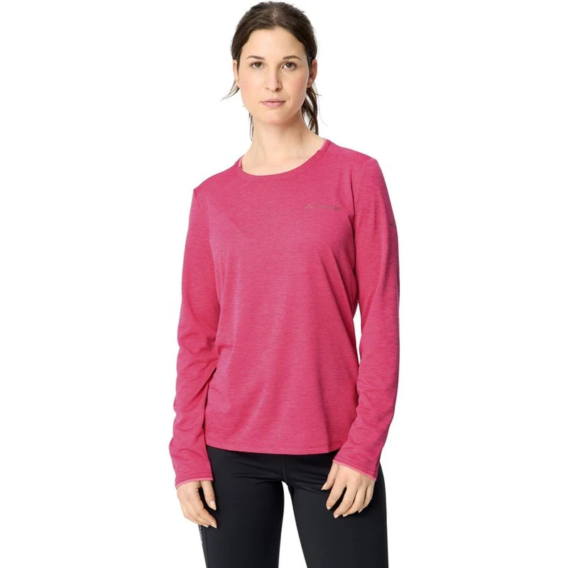 Vaude Wo Essential LS T-Shirt Damen Langarmshirt hibiscus-pink
