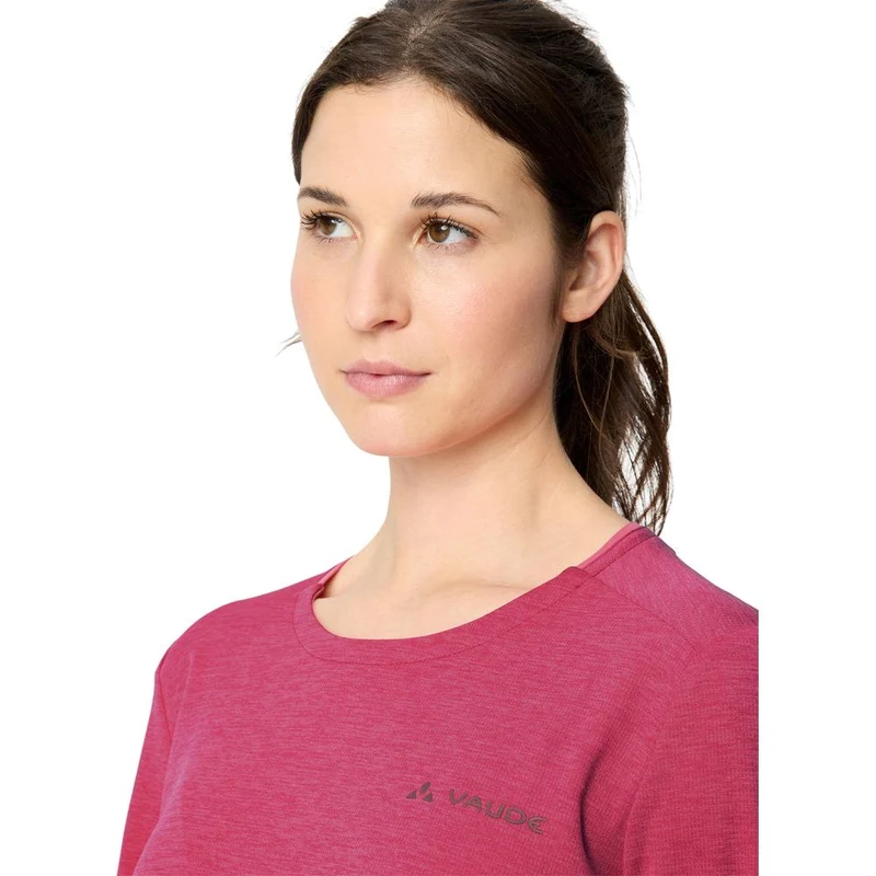 Vaude Wo Essential LS T-Shirt Damen Langarmshirt hibiscus-pink