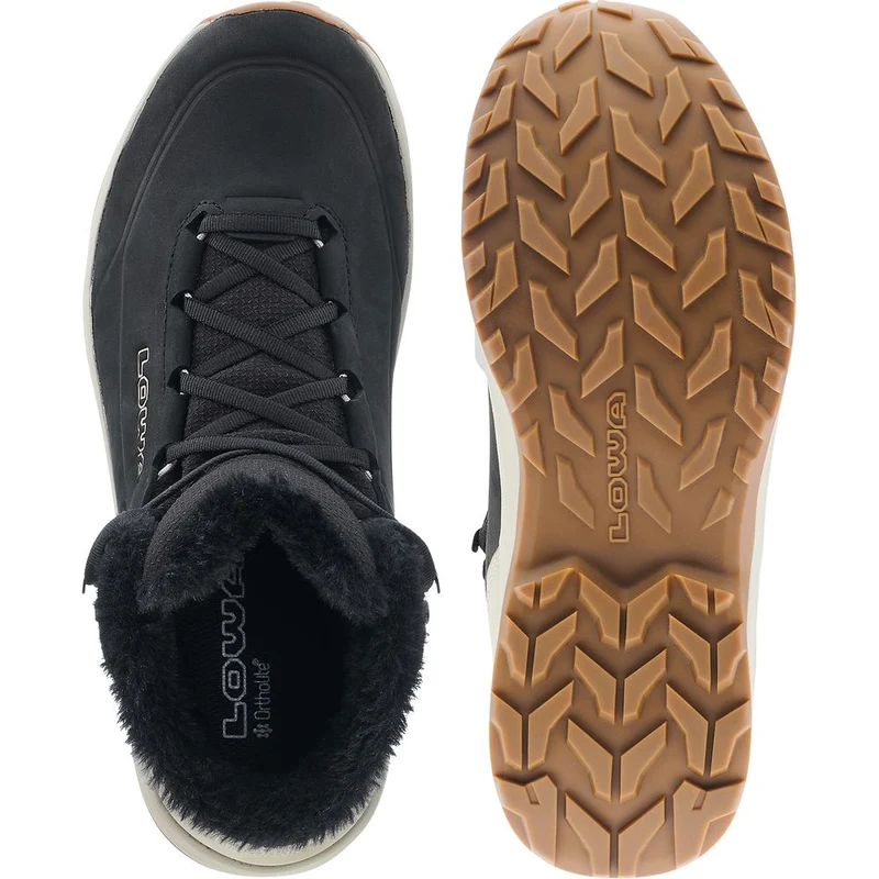 Lowa Kaloya Winter GTX Mid Ws Damen Outdoorstiefel schwarz/dune