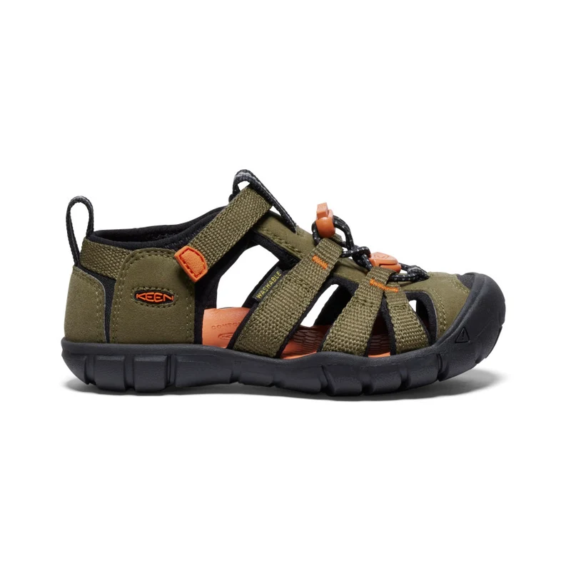 Seacamp II CNX Sandale für kleine Kids | Dark Olive/Gold Flame