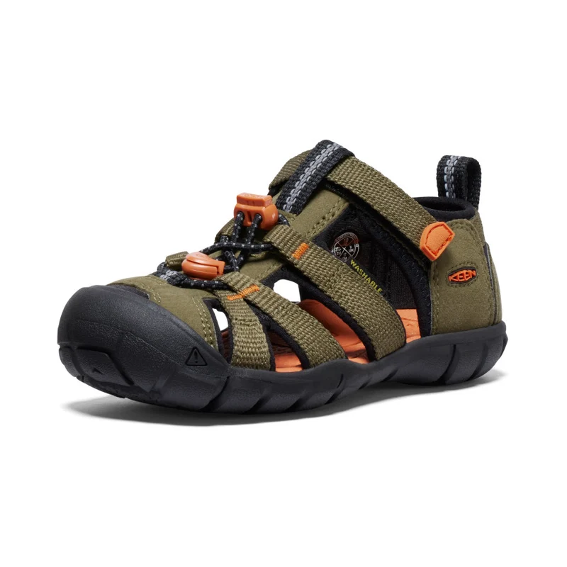 Seacamp II CNX Sandale für kleine Kids | Dark Olive/Gold Flame