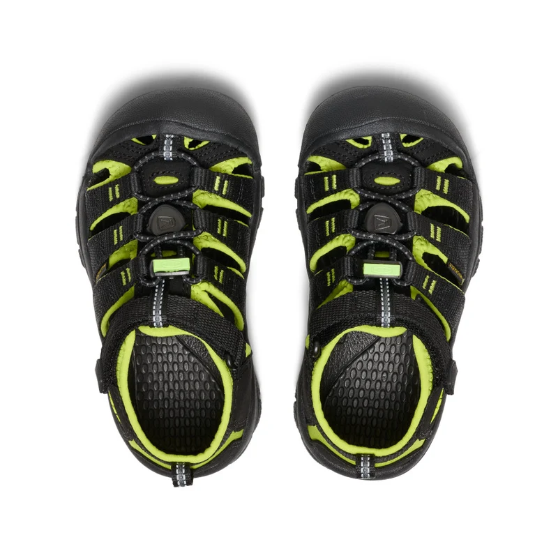 Newport H2 Sandale für kleine Kids | Black/Lime Green