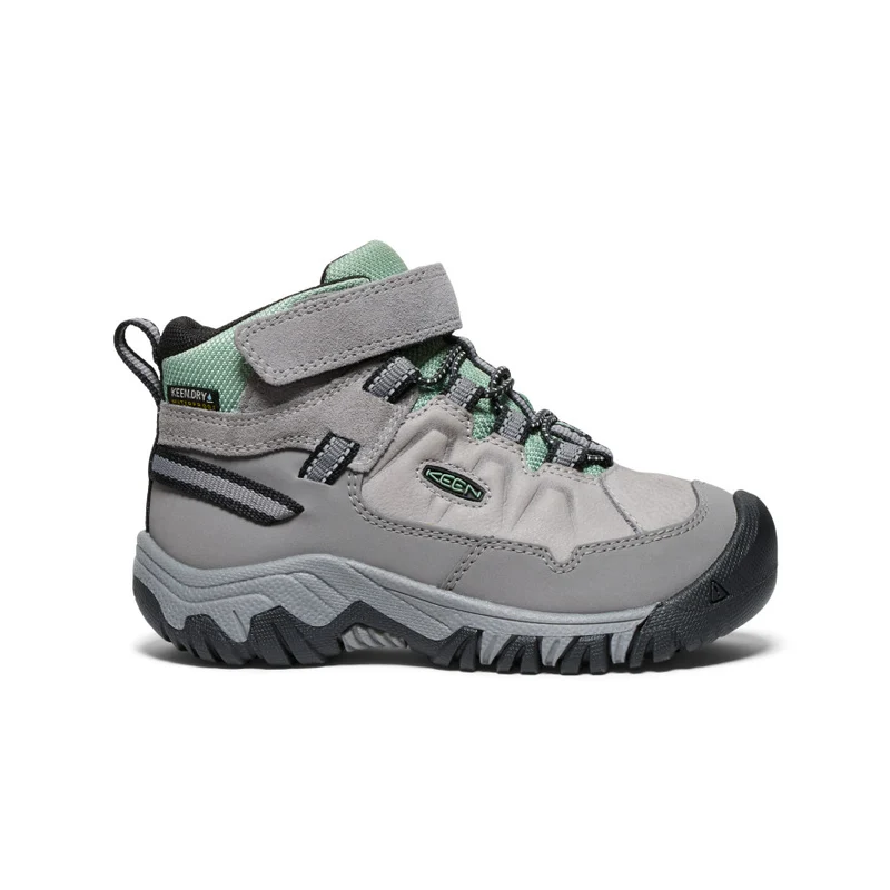 Targhee IV Wasserdichte Wanderstiefel für kleine Kids | Alloy/Granite Green