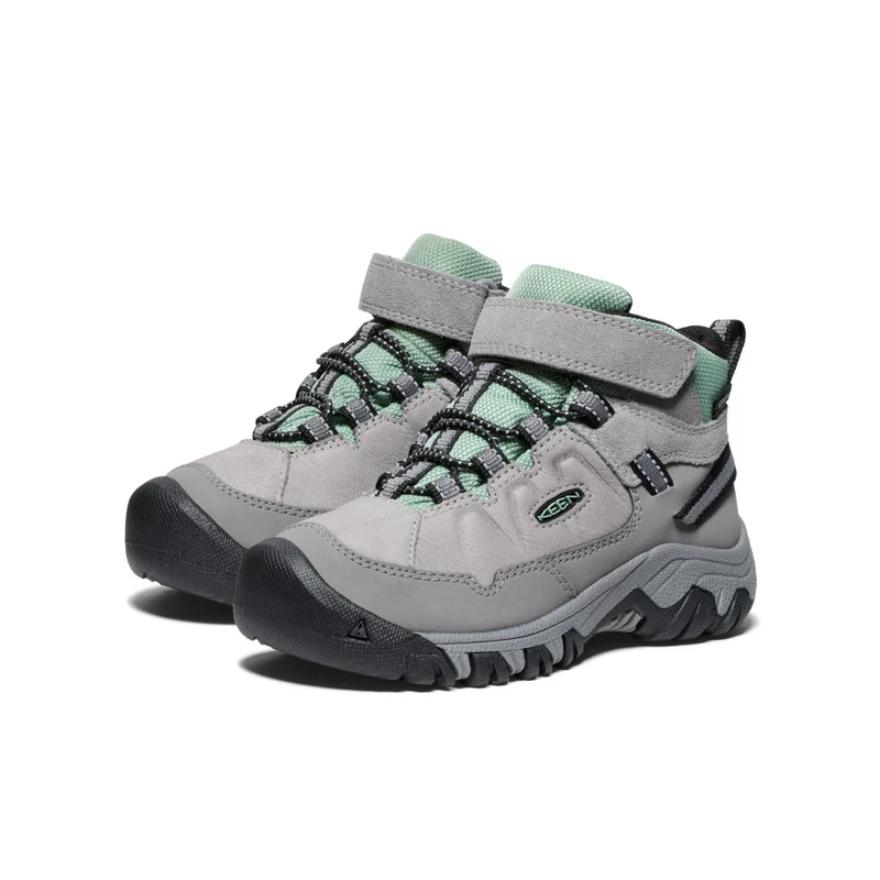 Targhee IV Wasserdichte Wanderstiefel für kleine Kids | Alloy/Granite Green