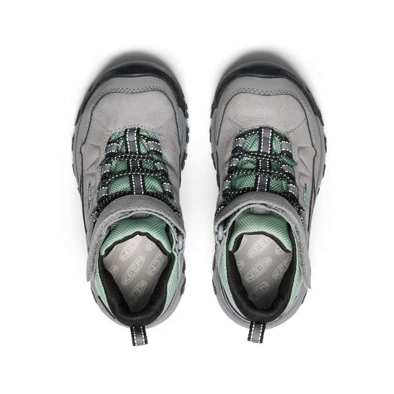 Targhee IV Wasserdichte Wanderstiefel für kleine Kids | Alloy/Granite Green