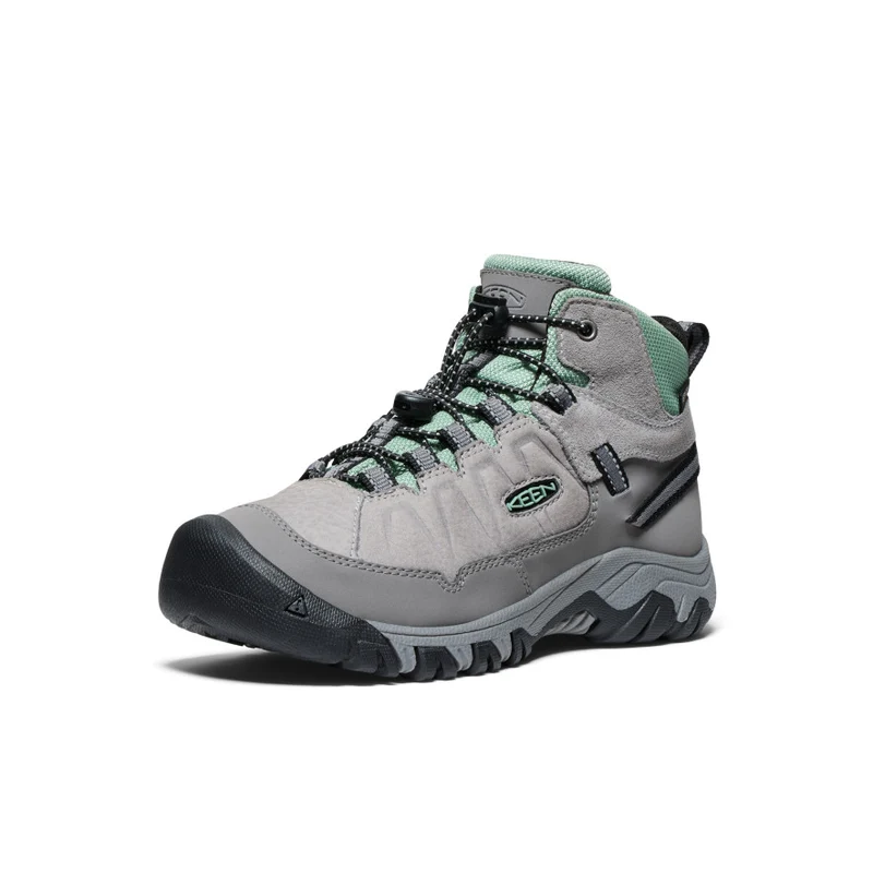 Targhee IV Wasserdichte Wanderstiefel für große Kids | Alloy/Granite Green