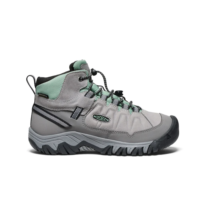Targhee IV Wasserdichte Wanderstiefel für große Kids | Alloy/Granite Green