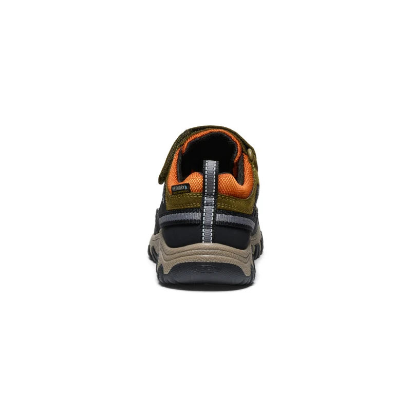 Targhee IV Wasserdichte Wanderschuhe für kleine Kids | Dark Olive/Gold Flame