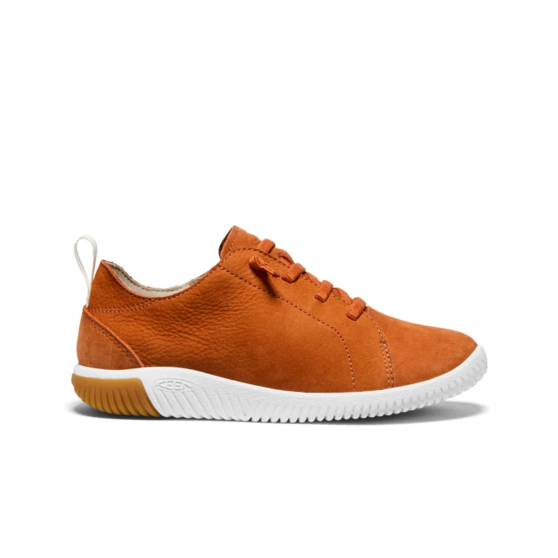 KNX Leder Sneaker für große Kids | Gold Flame/Star White