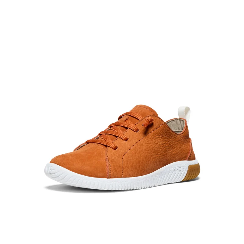 KNX Leder Sneaker für große Kids | Gold Flame/Star White