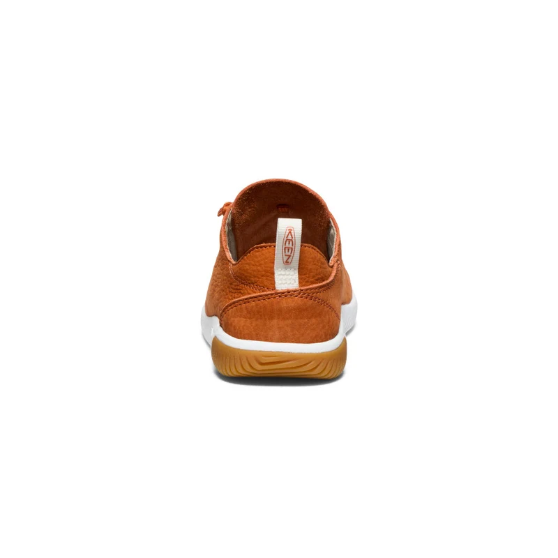 KNX Leder Sneaker für große Kids | Gold Flame/Star White