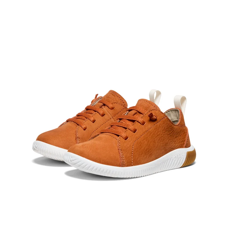 KNX Leder Sneaker für kleine Kids | Gold Flame/Star White
