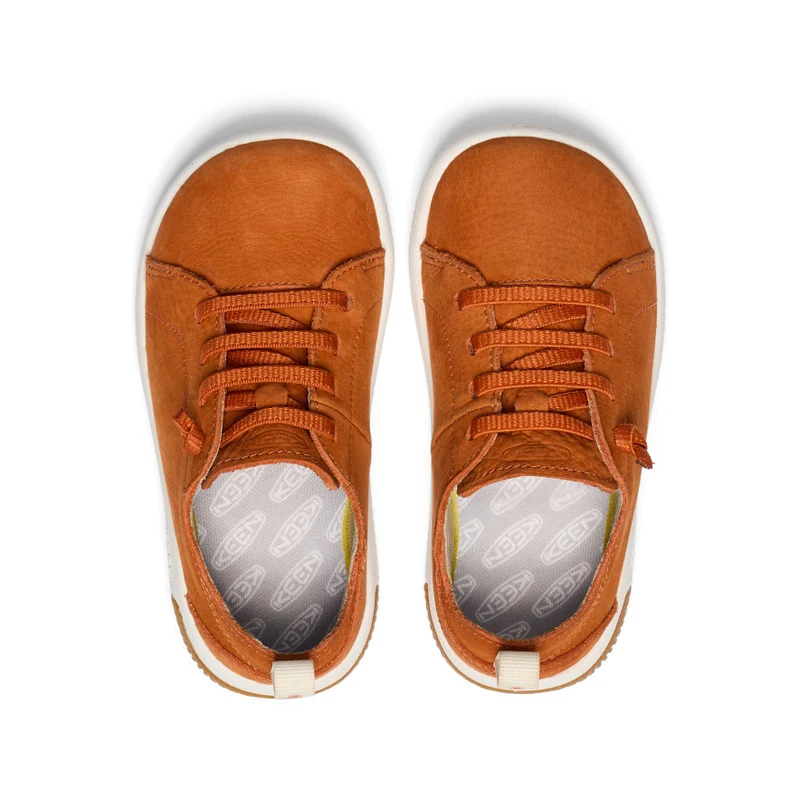 KNX Leder Sneaker für kleine Kids | Gold Flame/Star White
