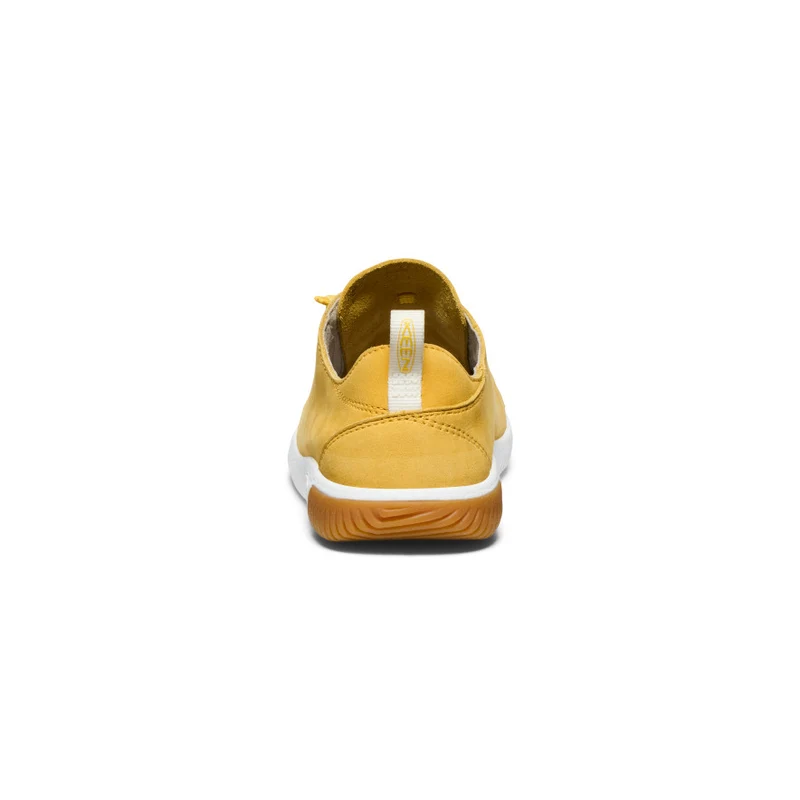 KNX Leder Sneaker für große Kids | Daffodil/Star White