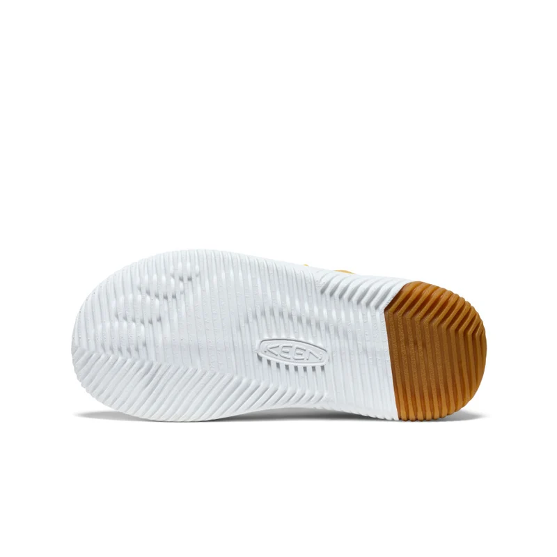 KNX Leder Sneaker für große Kids | Daffodil/Star White