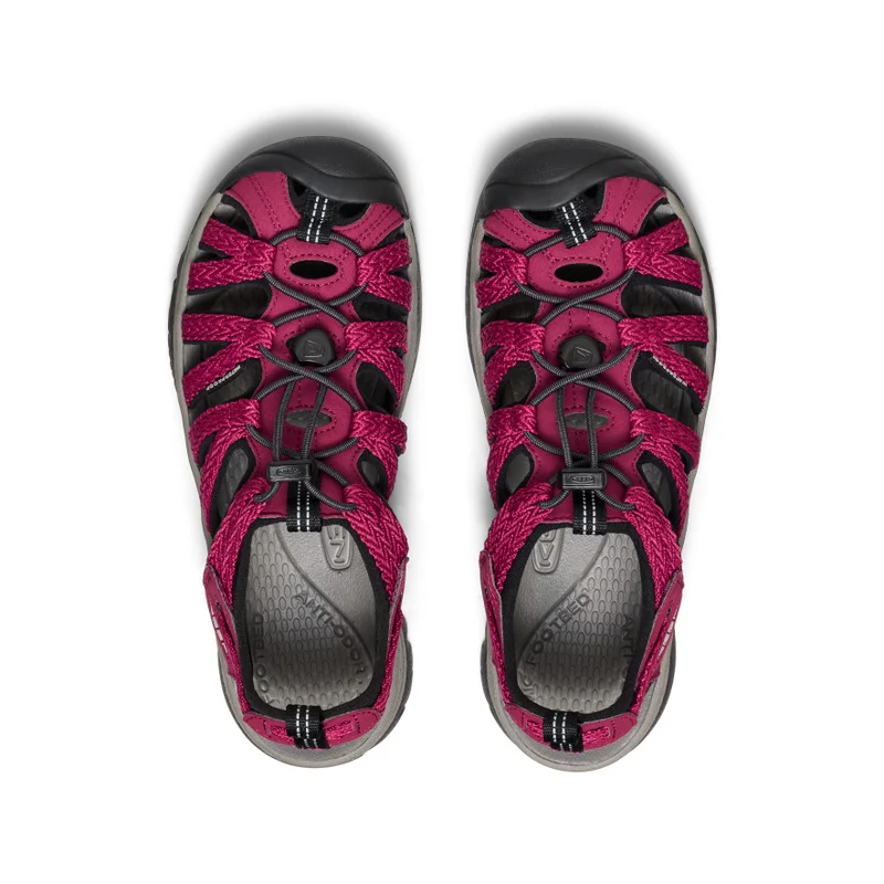 Whisper Sandalen für Damen | Beaujolais/Black