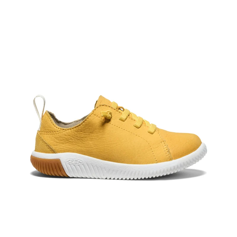 KNX Leder Sneaker für kleine Kids | Daffodil/Star White
