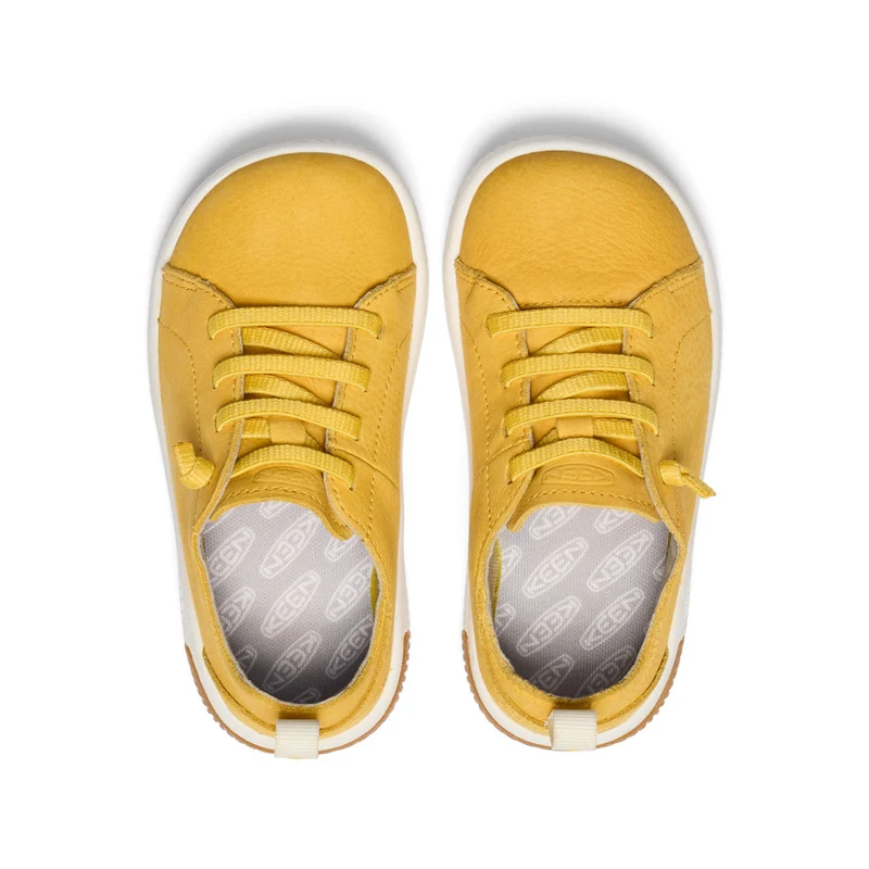 KNX Leder Sneaker für kleine Kids | Daffodil/Star White