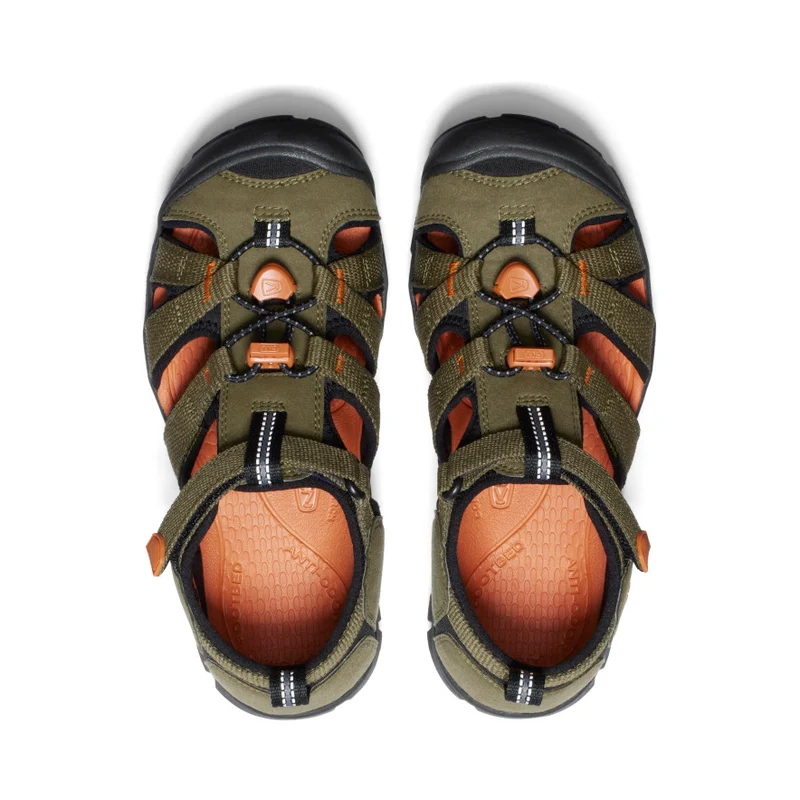 Seacamp II CNX Sandale für große Kids | Dark Olive/Gold Flame