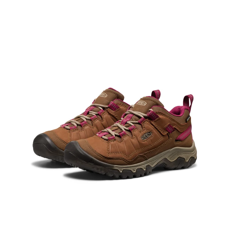 Targhee IV Wasserdichte Wanderschuhe für Damen | Bison/Beaujolais