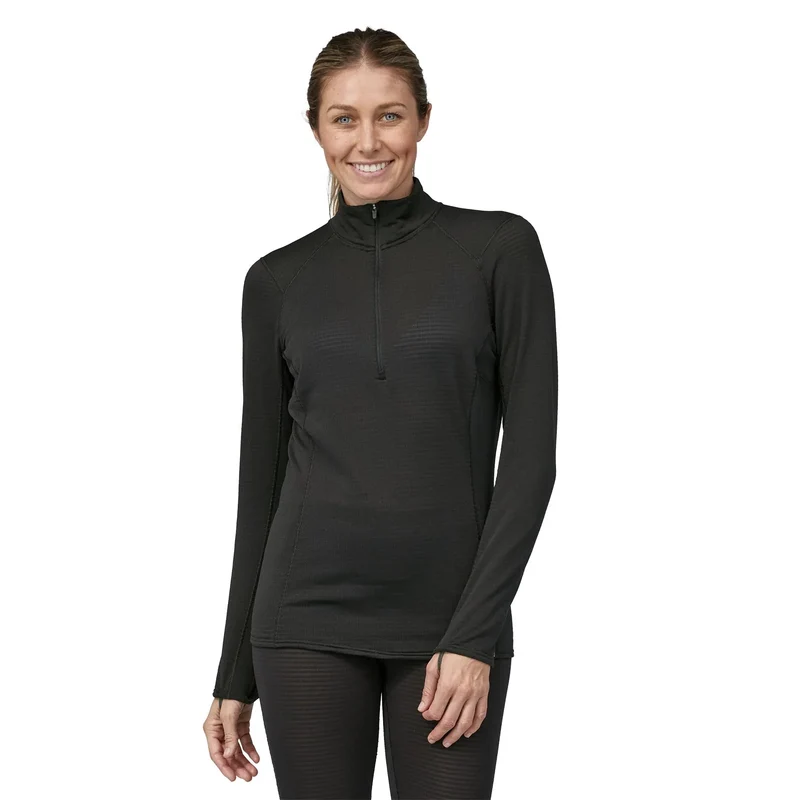 Patagonia Capilene Thermal Weight Zip-Neck Damen (schwarz)
