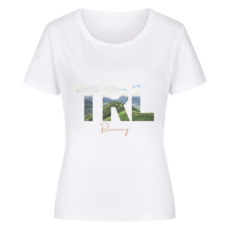 TRL Running Cutout Letters - Bio Premium T-Shirt Damen