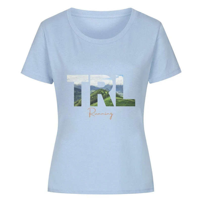TRL Running Cutout Letters - Bio Premium T-Shirt Damen
