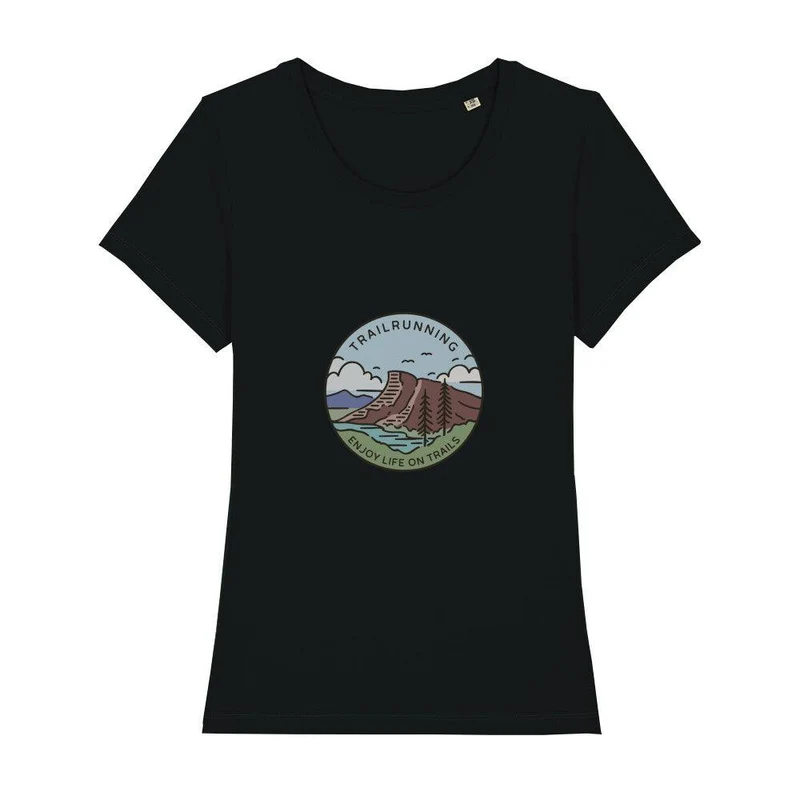 Enjoy Life on Trails - Bio Premium T-Shirt Damen