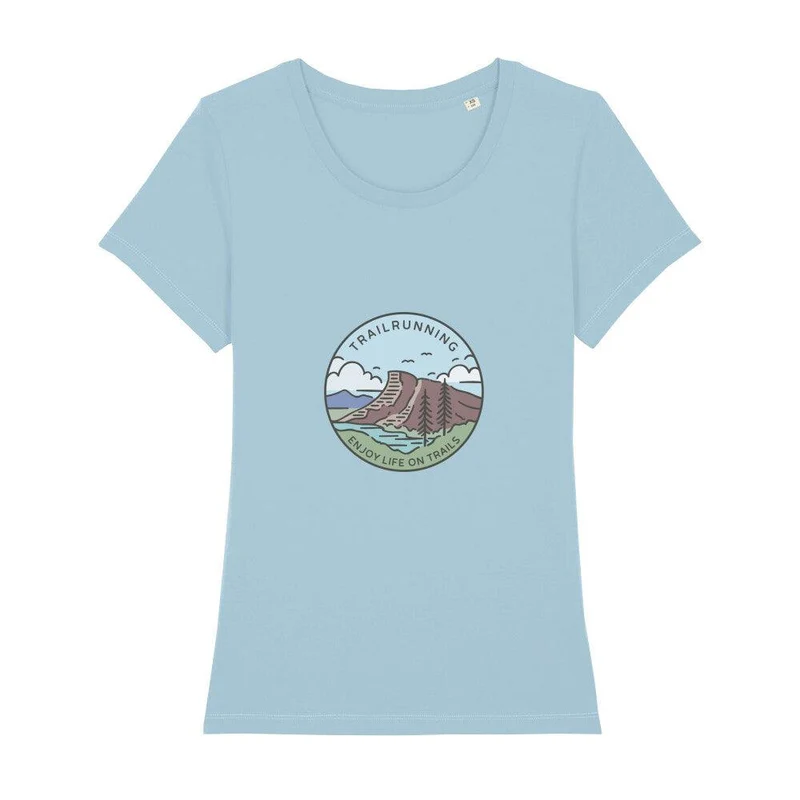 Enjoy Life on Trails - Bio Premium T-Shirt Damen