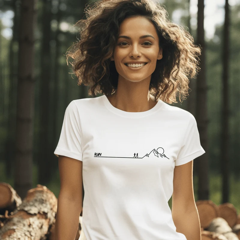 RUN - Bio Premium T-Shirt Damen