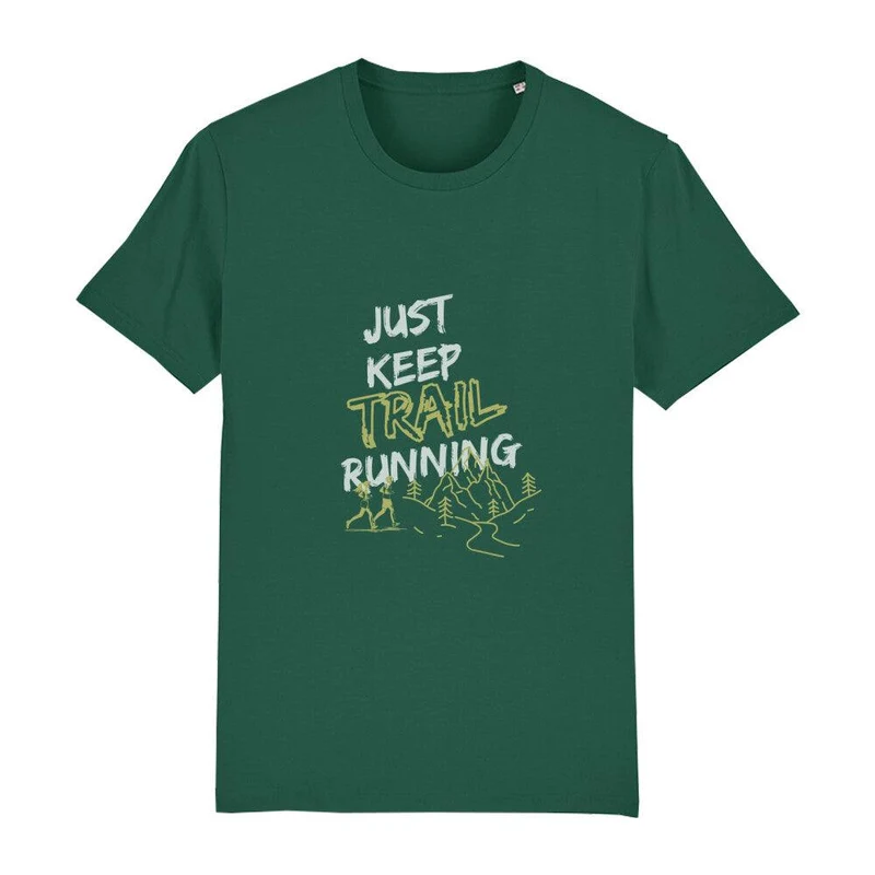 Just Keep Trailrunning - Bio Premium T-Shirt
