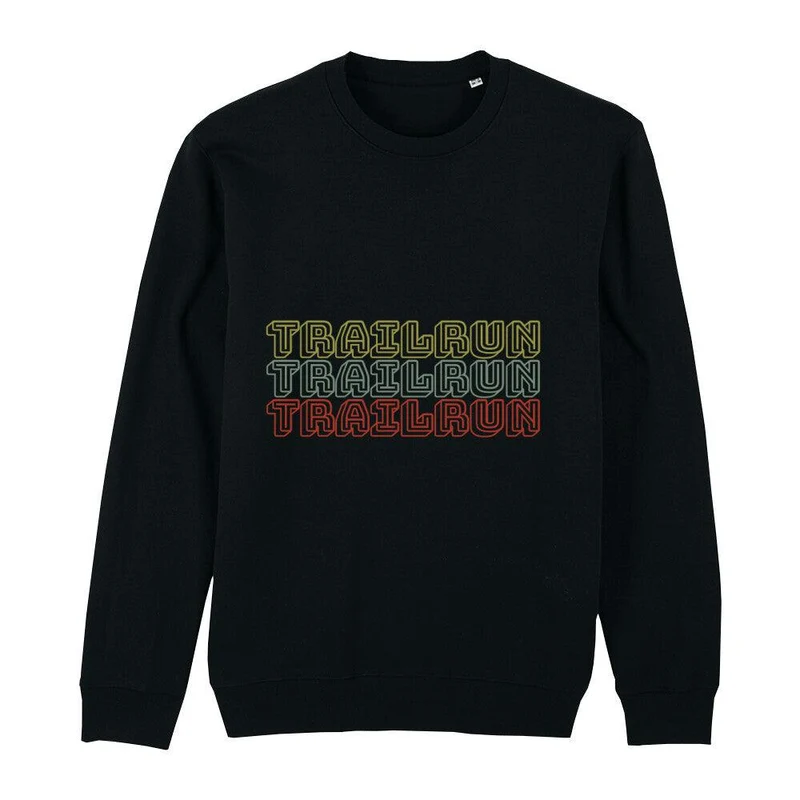 TRAILRUN Retro Letters - Bio Premium Sweatshirt