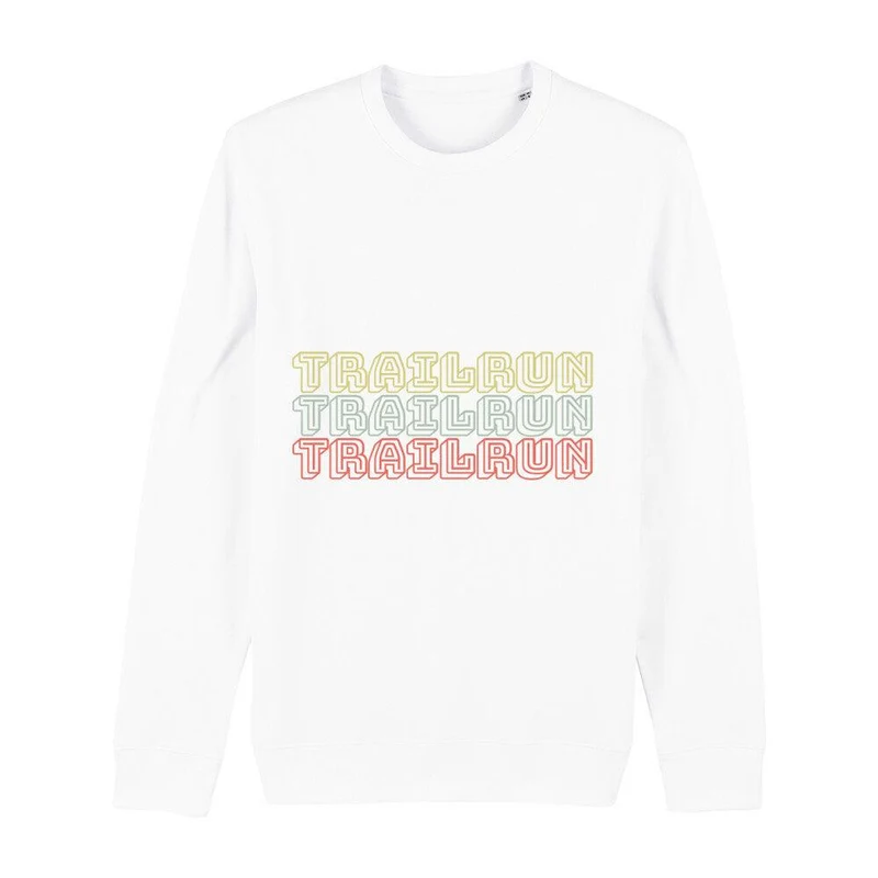 TRAILRUN Retro Letters - Bio Premium Sweatshirt