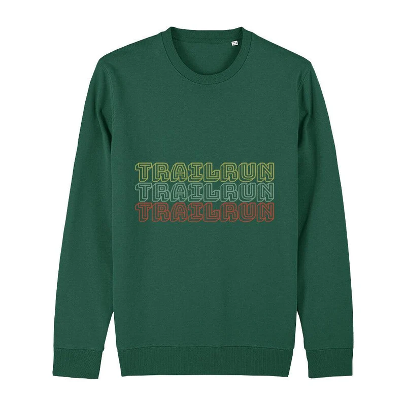 TRAILRUN Retro Letters - Bio Premium Sweatshirt