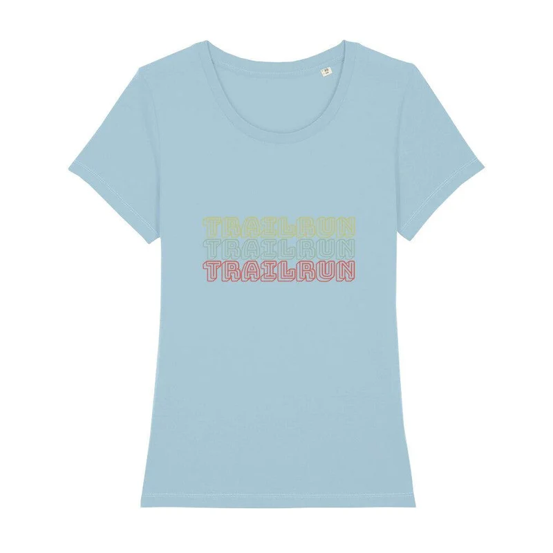 TRAILRUN Retro Letters - Premium Bio T-Shirt Damen