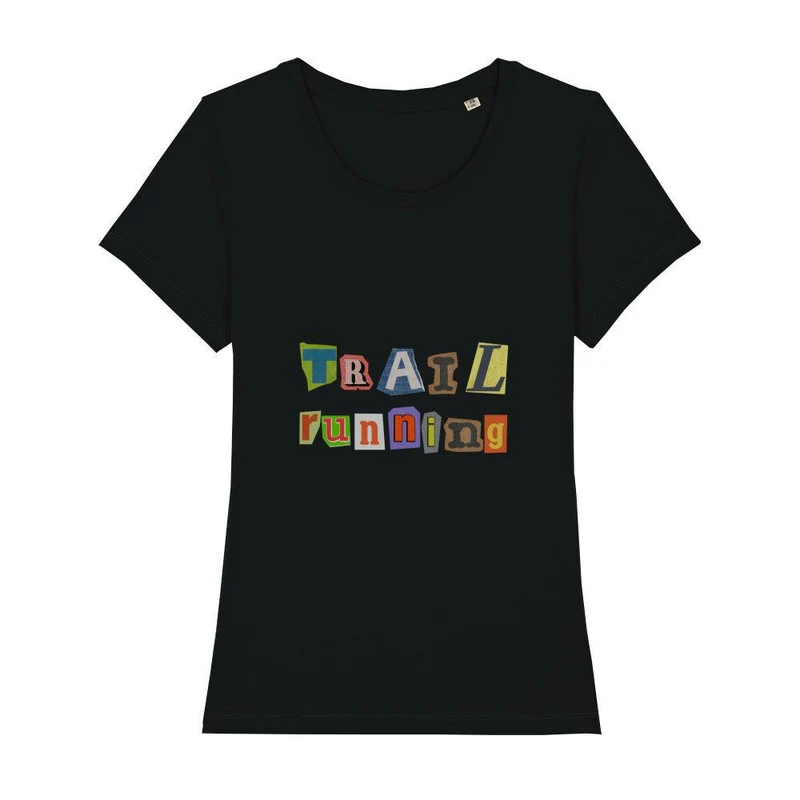 Cutout Letters - Premium Bio T-Shirt Damen