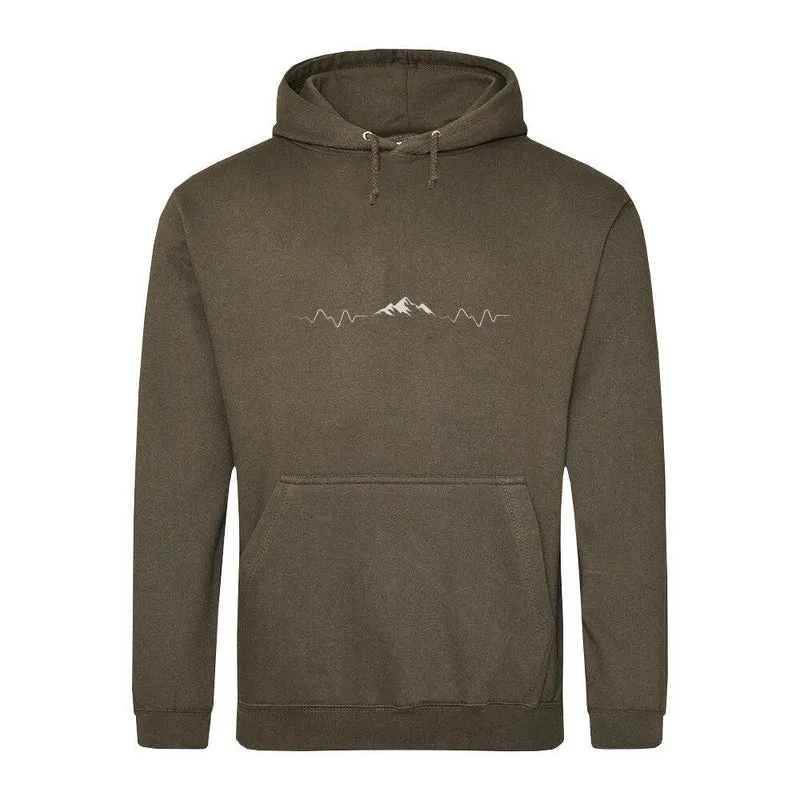 Herzschlag Gebirge - Premium Hoodie