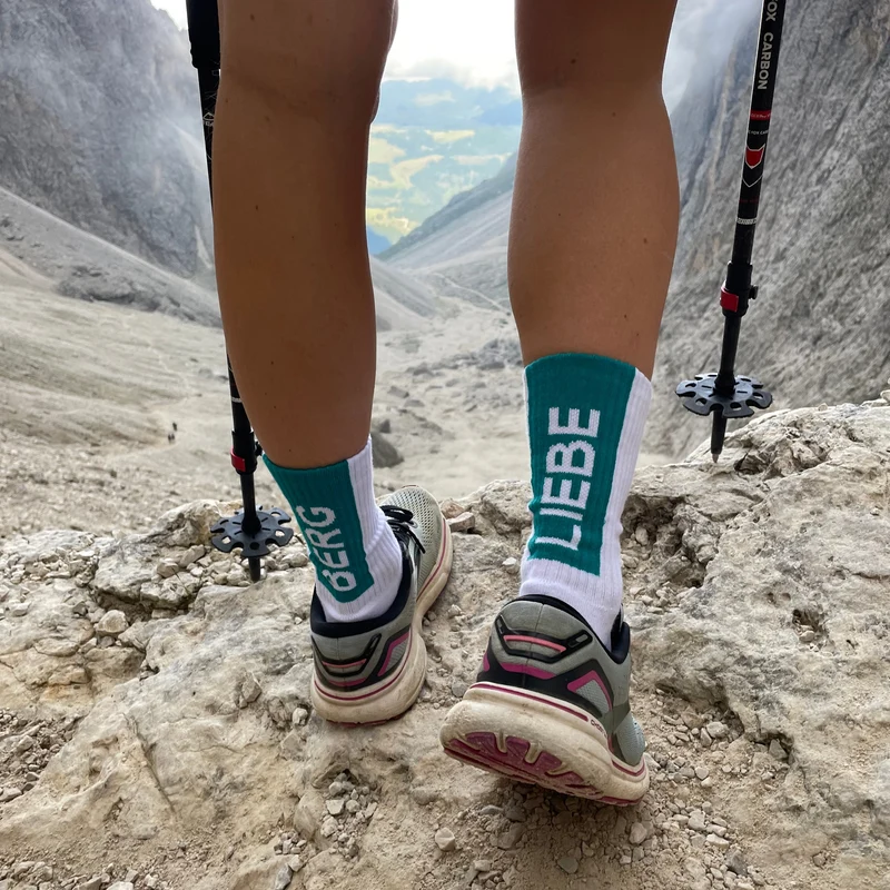 Bergliebe® Damen Socken - Petrol