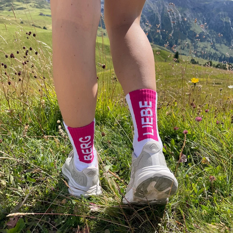 Bergliebe® Damen Socken SALE PACKAGE 2 Stück Magenta & Petrol