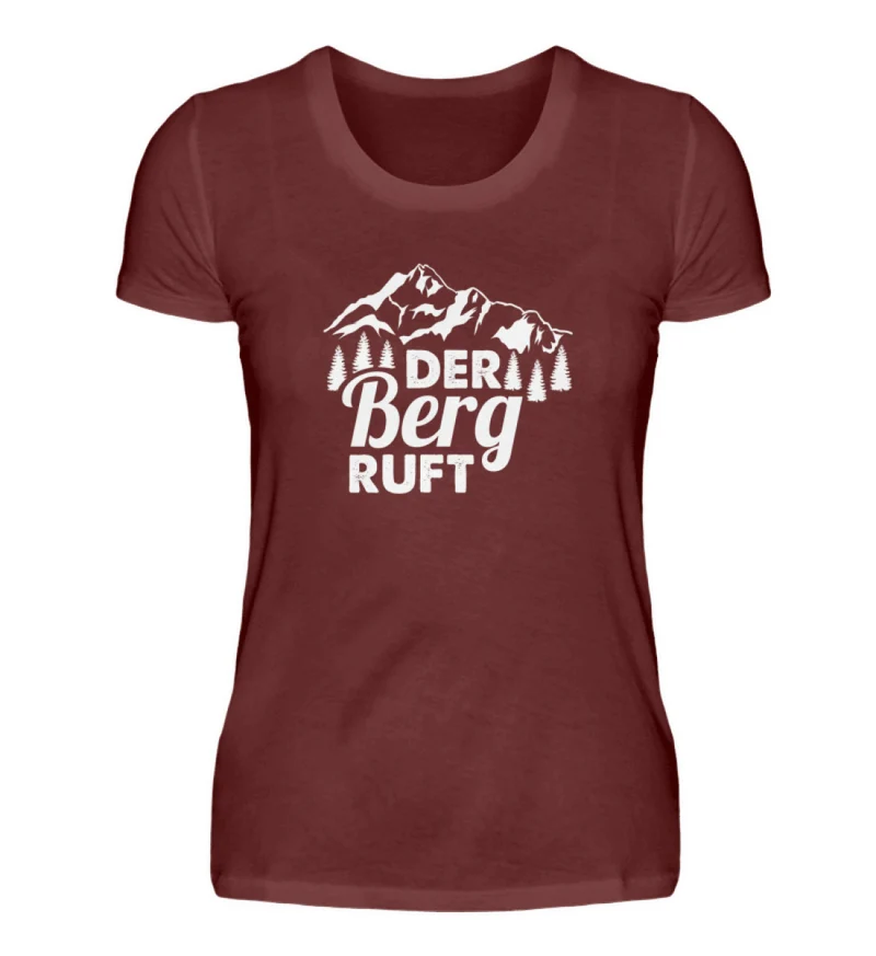 Der Berg ruft - Damen Premium T-Shirt