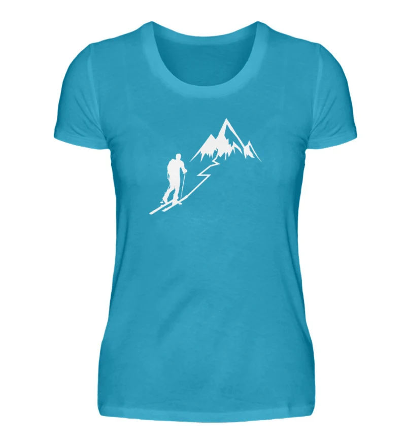 SKITOURING - Damen Premium T-Shirt